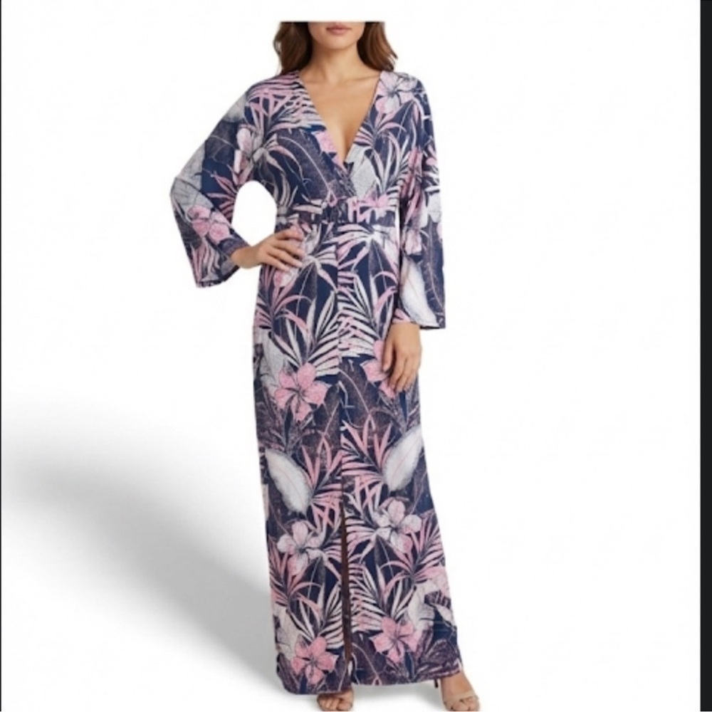 Venus Tropical Floral Maxi Dress size medium vacation